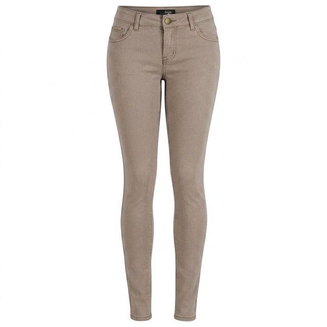 Main image of La Bijou 611S Ultra Stretch Skinny Pants Jeggings for Women Juniors, Cocoa, M