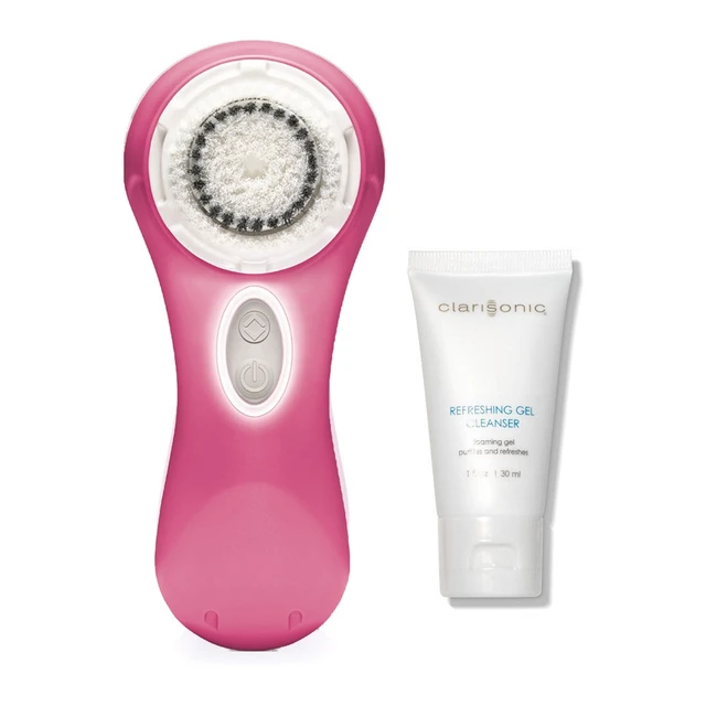 Alt view image 3 of 4 - Clarisonic Mia 2 Hot Pink Facial Cleansing Brush System with European 220V Plug