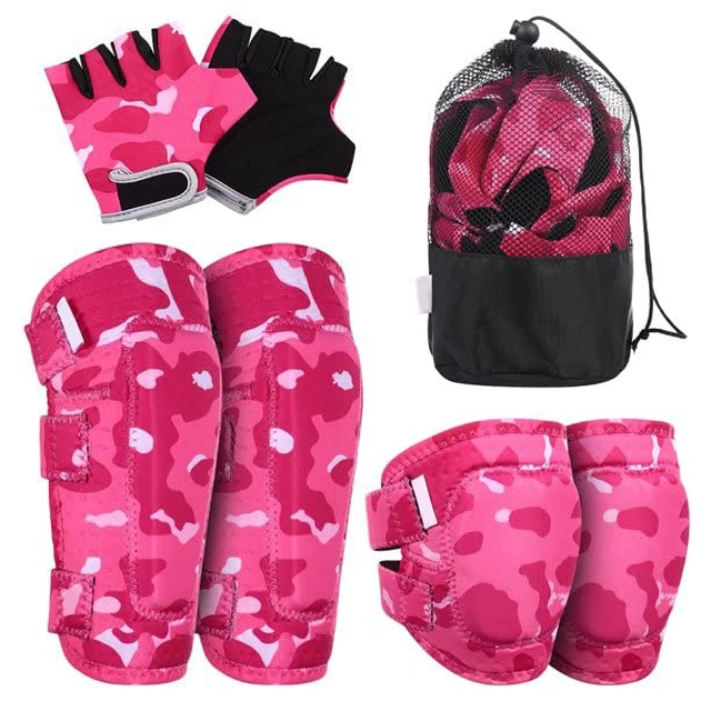 Alt view image 2 of 2 - 6Pcs Kids Elbow Knee Gloves Safety Protective Roller Skate Cycling Bike Gear Set
