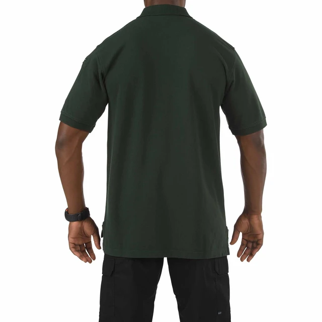 Alt view image 2 of 2 - 5.11 Men's Professional S/S Three Button Cotton Polo Shirt 41060 LE Green M