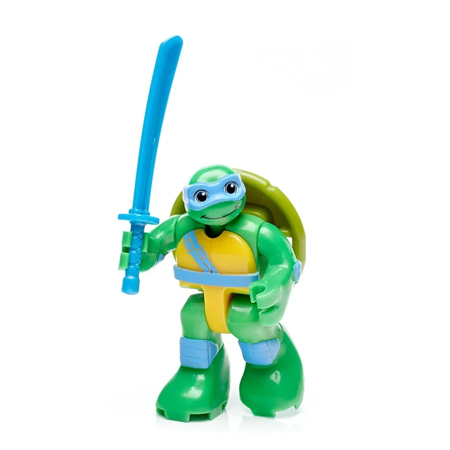 Alt view image 3 of 4 - Mega Construx Teenage Mutant Ninja Turtles Collectible - Leo Jet Pack Figure