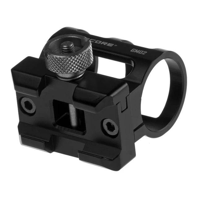 Alt view image 3 of 4 - Nitecore GM02 Picatinny 1" Diameter Flashlight Rail Mount Fits SRT7, SRT6, MT25