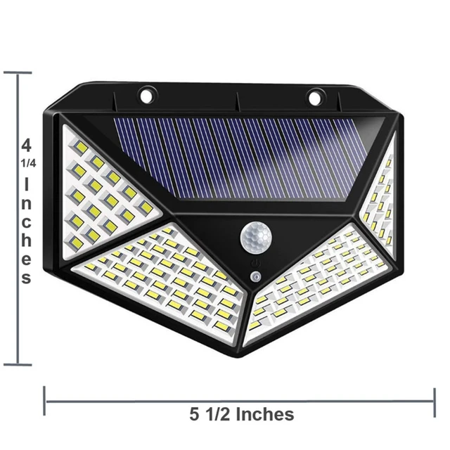 Alt view image 2 of 7 - Solar LED Wall Lamp With Motion Sensor 270 Degree Beam Angle Dimmable LED