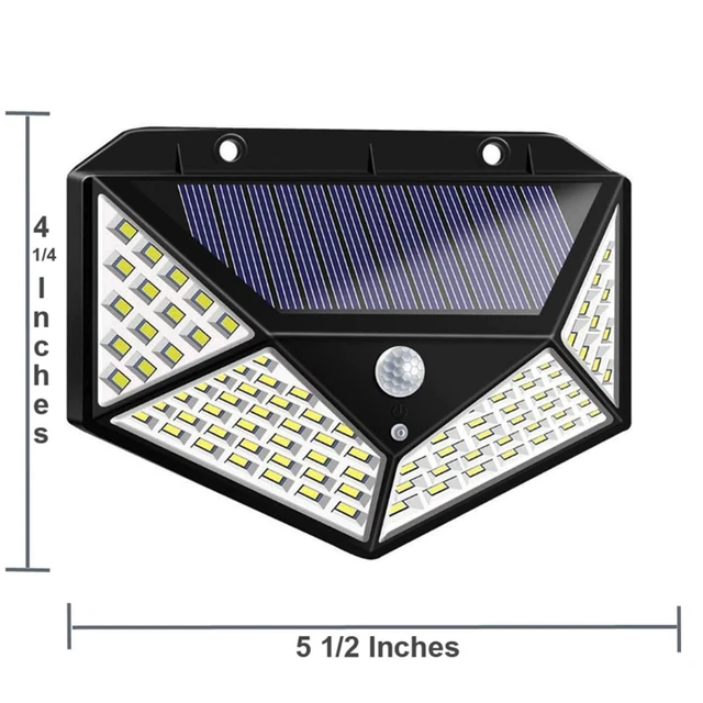 Alt view image 6 of 7 - Solar LED Wall Lamp With Motion Sensor 270 Degree Beam Angle Dimmable LED
