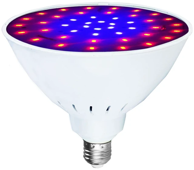 Alt view image 3 of 7 - 20W PAR56 LED Full Spectrum Grow Light Bulb Indoor Outdoor Herbs Plants 6500K