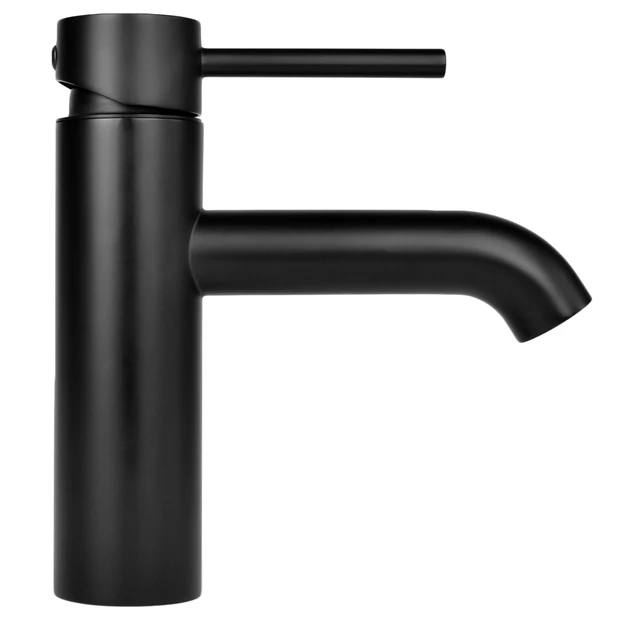 Alt view image 3 of 4 - Eisen Home Melrose Matte Black Single Hole Bathroom Sink Faucet 7" 1-Handle