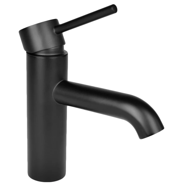 Alt view image 4 of 4 - Eisen Home Melrose Matte Black Single Hole Bathroom Sink Faucet 7" 1-Handle