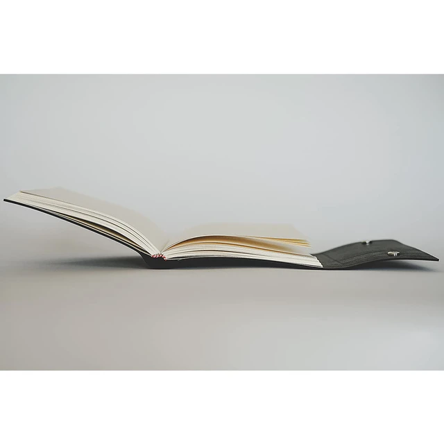 Alt view image 3 of 6 - Notebook Journal From Recycled Tires 240 Blank-Vegan Leather Straps 7X5 -Bronze