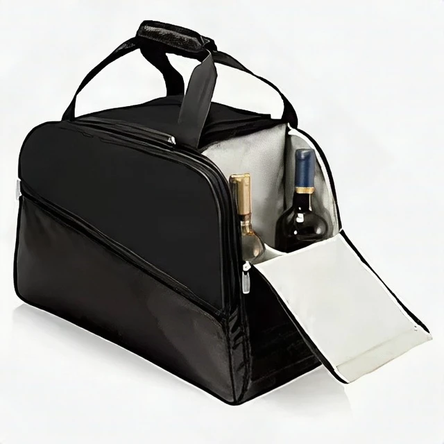 Alt view image 5 of 5 - Picnic Time Stratus Insulated Cooler Duffel Bag 40-Can Capacity Water-Resistant