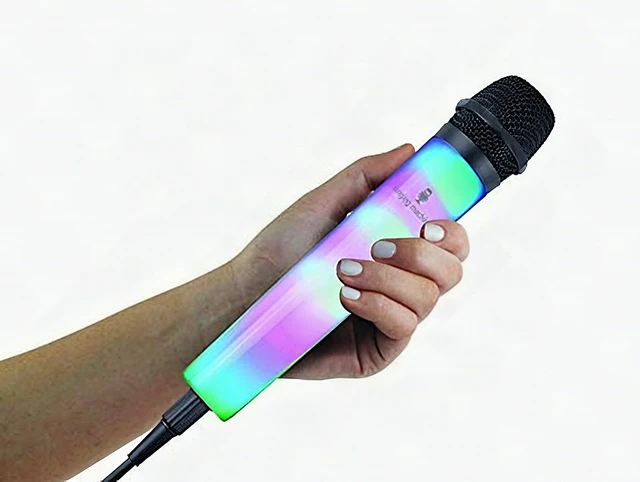 Alt view image 4 of 7 - Singing Machine SMM-205 Wired Portable 10ft Cord Karaoke Microphone - Black