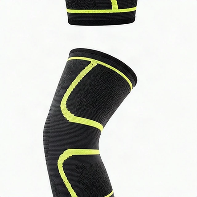 Alt view image 6 of 7 - Knee Compression Sleeve Brace Support Pain Relief Arthritis Sport Joint XL New