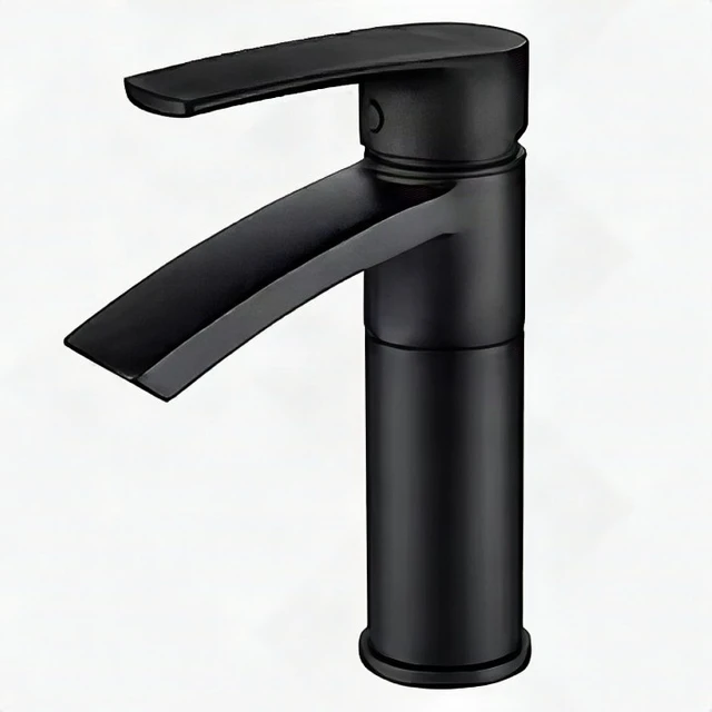 Alt view image 5 of 5 - Eisen Home Ariana Single Hole Bathroom Sink Faucet 360 Swivel Spout Matte Black