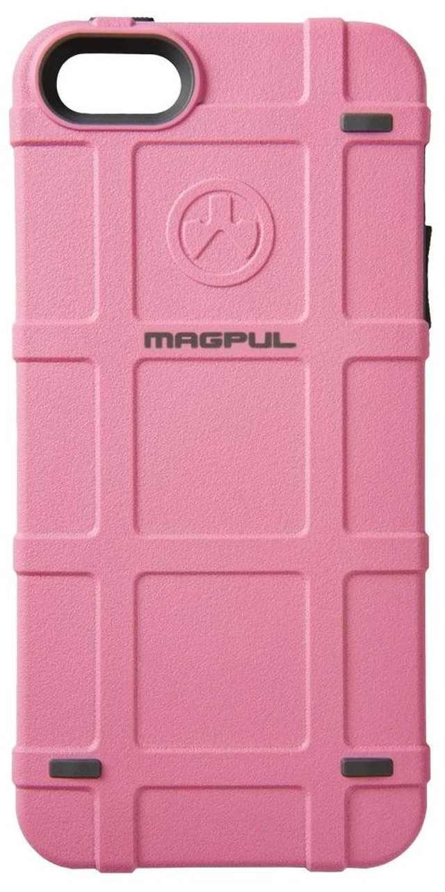 Main image of Magpul Tactical iPhone 5/5S Snap On Rubber Cell Phone Bump Case - MAG454 - Pink