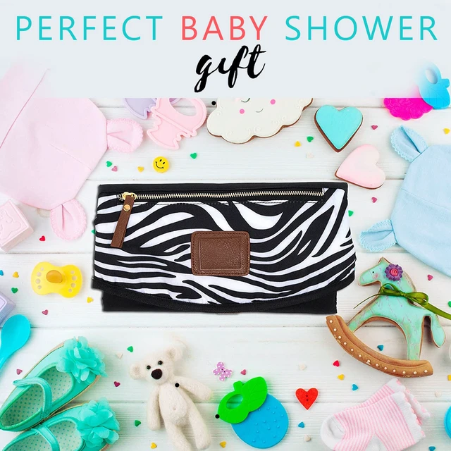 Alt view image 3 of 4 - Portable Baby Diaper Changing Pad Waterproof Foldable Travel Mat White Black New