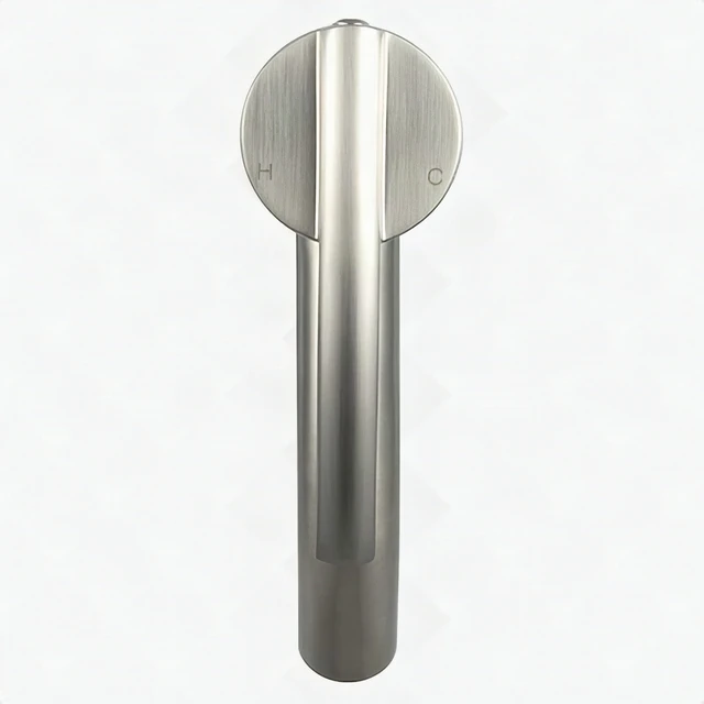 Alt view image 4 of 5 - Eisen Home Waverly Brushed Nickel Bathroom Sink Faucet Single Hole Single Handle