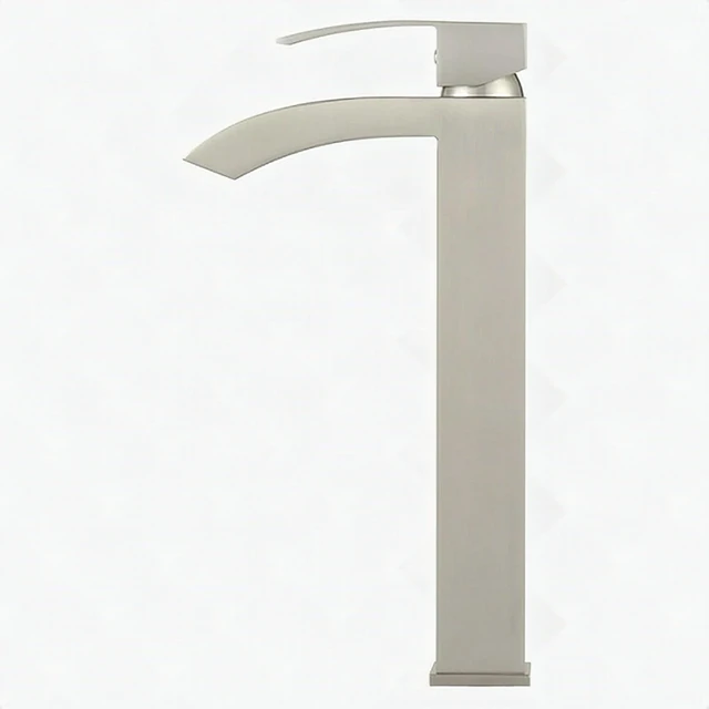 Main image of Eisen Home 12" Single Hole Single Handle Vessel Sink Faucet Brushed Nickel New