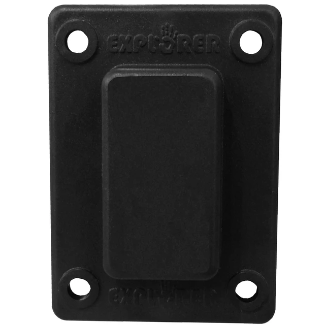 Alt view image 7 of 7 - Explorer Tactical Magnetic Pistol Gun Holder Concealed Quick Access EDC Black