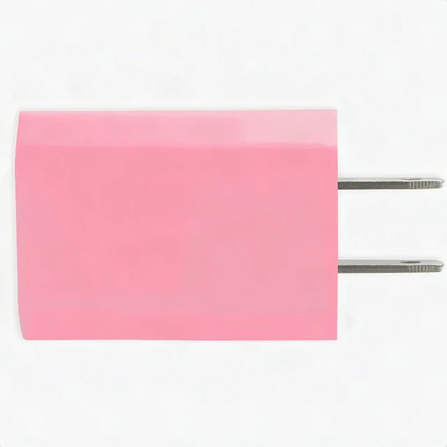 Alt view image 2 of 2 - Pink USB Wall Charger Block 5V 1A AC Power Adapter Universal Home Travel - New