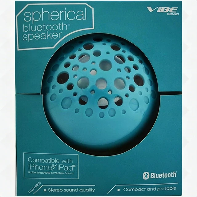 Alt view image 2 of 3 - Portable Bluetooth Mini Speaker A1320 Wireless Stereo Bass USB Rechargeable Blue