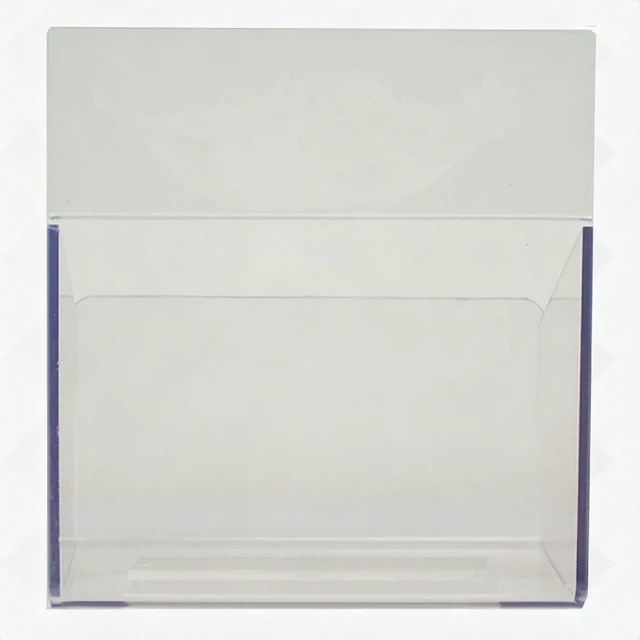 Alt view image 5 of 7 - Clear Gray Plastic Dump Bin Slatwall Retail Display Shelf 6x5.5x4.25 Storage New
