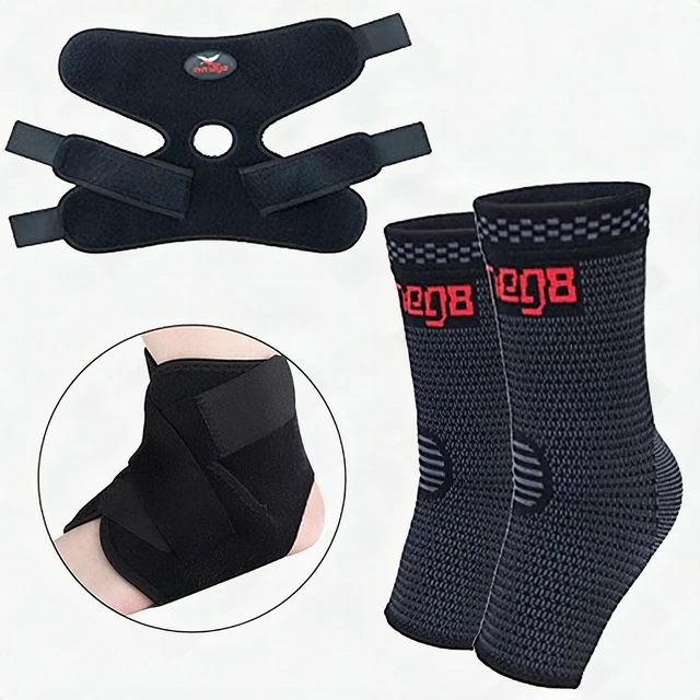 Main image of Compression Ankle Sleeve Brace Support Pain Relief Breathable Sports One Size