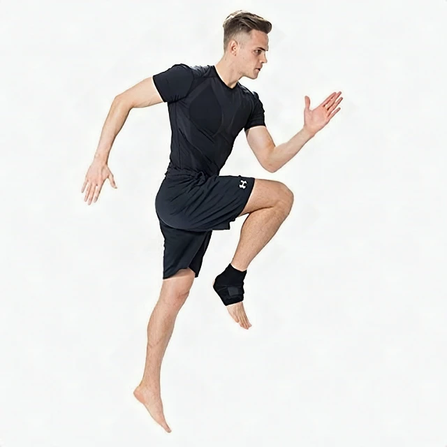 Alt view image 4 of 7 - Compression Ankle Sleeve Brace Support Pain Relief Breathable Sports One Size