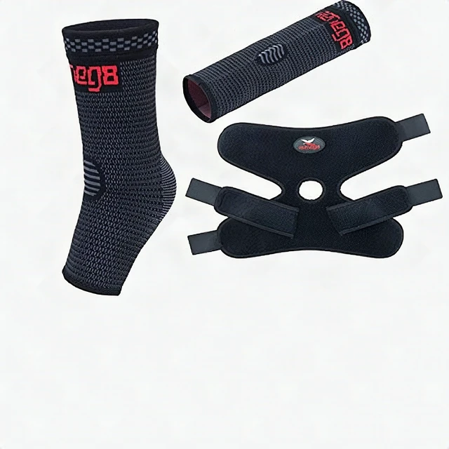 Alt view image 7 of 7 - Compression Ankle Sleeve Brace Support Pain Relief Breathable Sports One Size