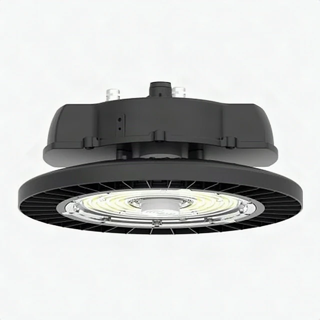 Alt view image 5 of 7 - 100W UFO LED High Bay Light Commercial Industrial Warehouse Factory Shop 5000K