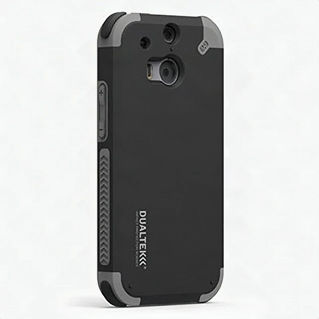 Alt view image 2 of 4 - PureGear DualTek Shockproof Case Cover for HTC One Black Protective Phone Case