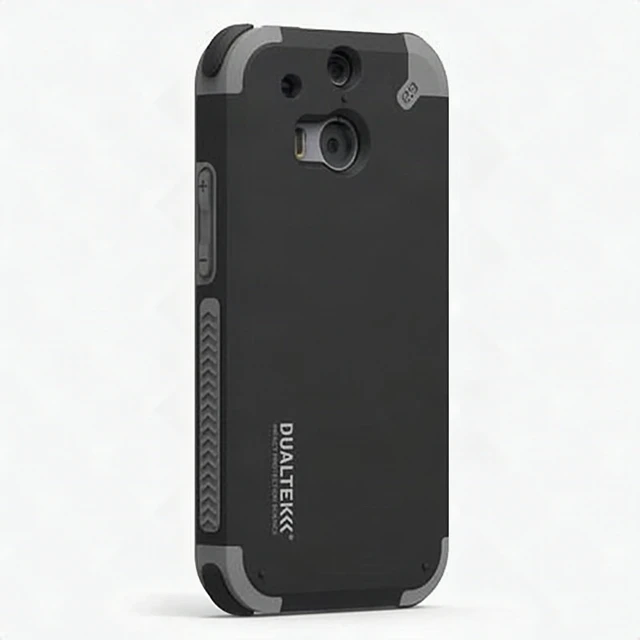 Alt view image 3 of 4 - PureGear DualTek Shockproof Case Cover for HTC One Black Protective Phone Case