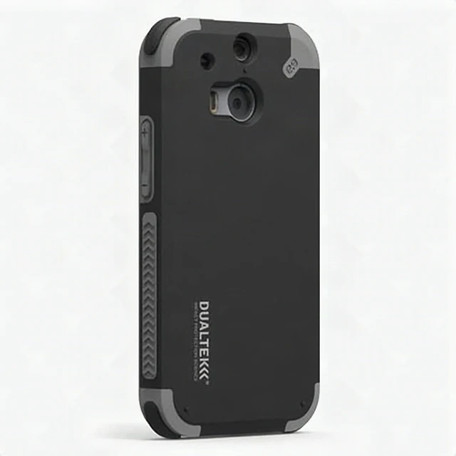 Alt view image 4 of 4 - PureGear DualTek Shockproof Case Cover for HTC One Black Protective Phone Case