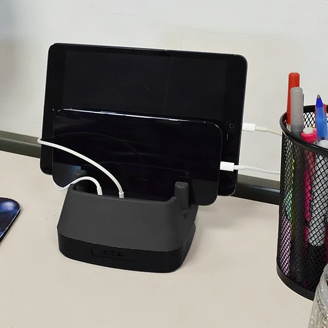 Alt view image 2 of 4 - 3-Port USB Fast Wall Charger 30W Charging Block Phone Tablet Power Adapter New