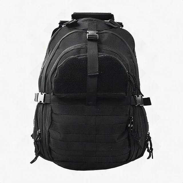 Alt view image 2 of 5 - Explorer B11 Tactical MOLLE Hydration Pack Backpack EDC Everyday Carry Black New