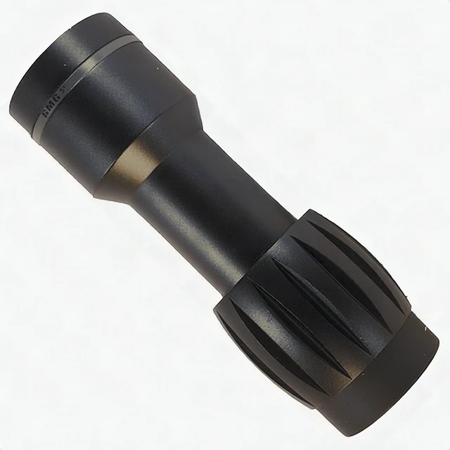 Alt view image 2 of 2 - Global Military Gear 3x Magnifier Tactical Rubber Armored Red Dot Reflex Sight