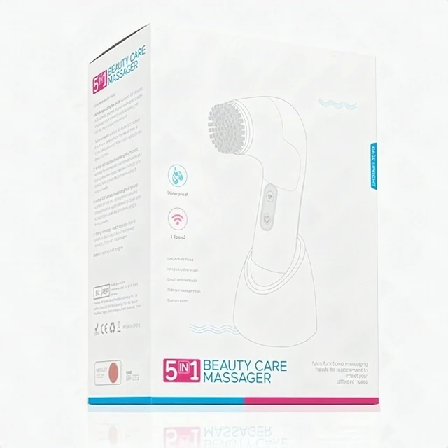 Alt view image 4 of 7 - Etereauty 5-in-1 Electric Facial Cleansing Brush Face Body Exfoliating Scrubber