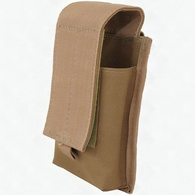 Alt view image 3 of 7 - Every Day Carry Tactical Hook-and-Loop fastener & MOLLE 5.56 Single Magazine Pouch - Coyote Tan