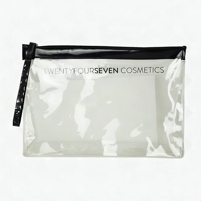Alt view image 2 of 5 - Clear Makeup Bag Travel Cosmetic Organizer Transparent Toiletry Pouch TSA - New
