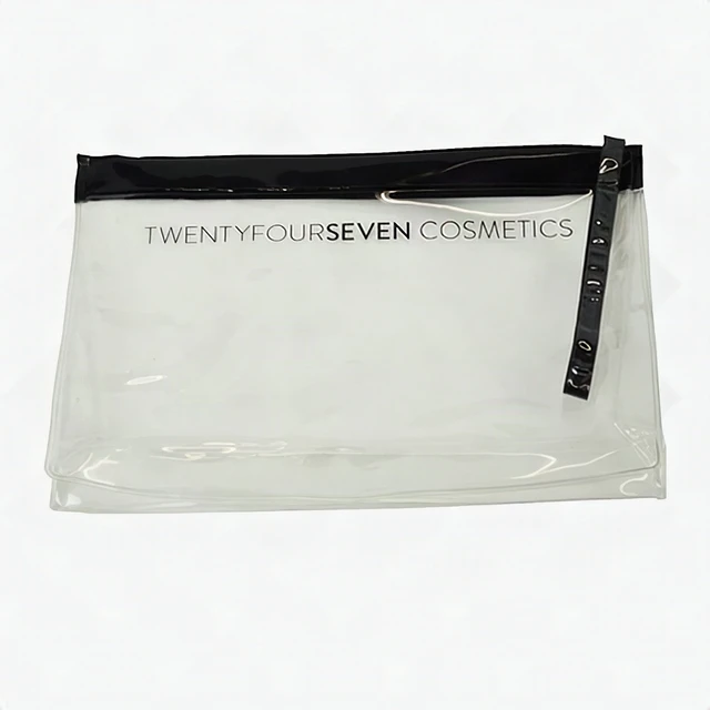 Alt view image 4 of 5 - Clear Makeup Bag Travel Cosmetic Organizer Transparent Toiletry Pouch TSA - New