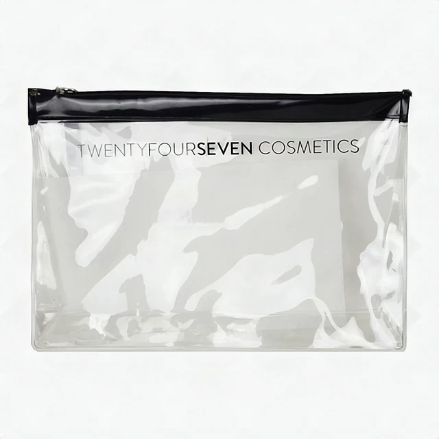 Alt view image 5 of 5 - Clear Makeup Bag Travel Cosmetic Organizer Transparent Toiletry Pouch TSA - New