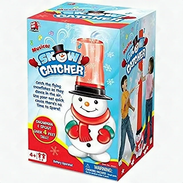 Alt view image 4 of 7 - Musical Snow Catcher Winter Time 4 Ft Tall Snowman Holiday Game New in Box