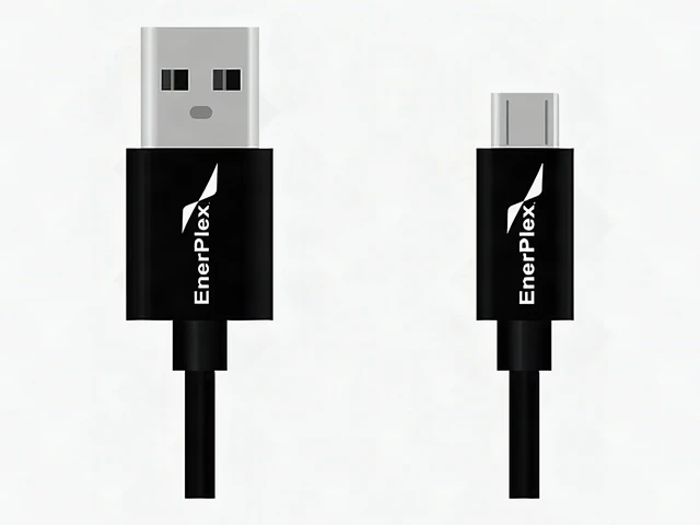 Alt view image 6 of 7 - EnerPlex Tablet & Smartphone 1.5 ft microUSB Charge and Sync Data Cable - Black