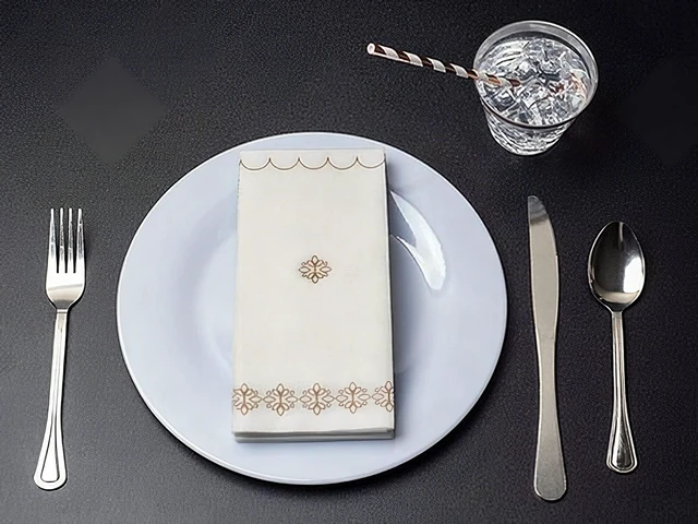Alt view image 4 of 7 - 100 Pcs Rose Gold Disposable Plastic Cups Napkins Straws Party Dinnerware Set