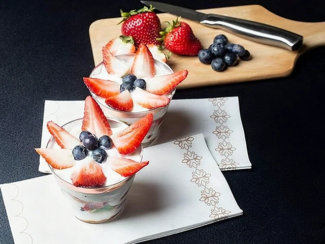 Alt view image 5 of 7 - 100 Pcs Rose Gold Disposable Plastic Cups Napkins Straws Party Dinnerware Set