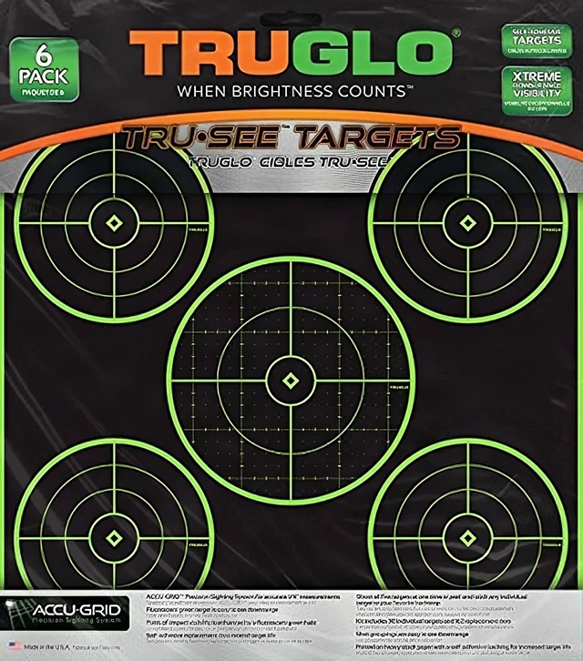 Alt view image 4 of 6 - TRUGLO TG11A6 TRUGLO TRU-SEE REACTIVE TARGET 5 BULL 6-PACK