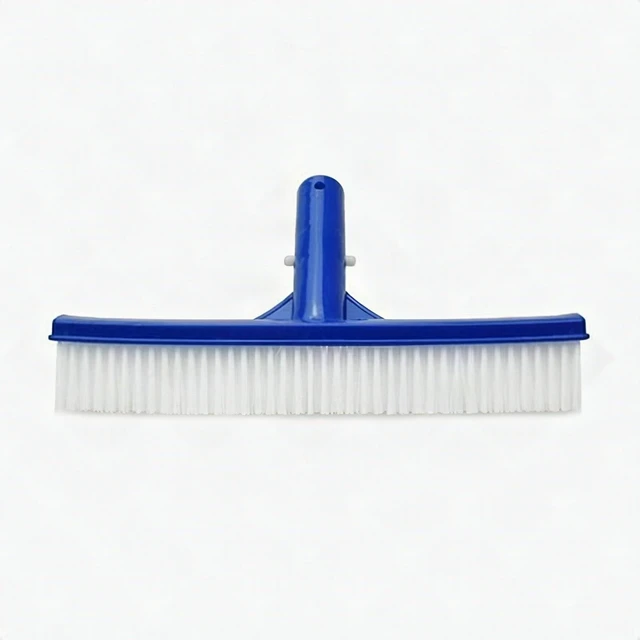 Alt view image 2 of 7 - 10" Heavy Duty Swimming Pool Brush Vacuum Head Floor Wall Cleaner Blue - New