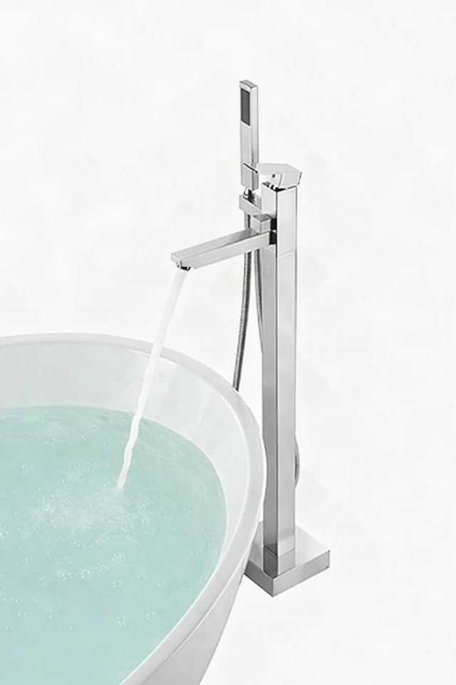 Alt view image 2 of 2 - Eisen Home Sevenfalls EH-DF02010-PC Freestanding Tub Faucet Polished Chrome