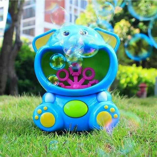 Alt view image 3 of 4 - Hippo Bubble Machine for Kids 500+ Bubbles/Min Automatic Bubble Maker Toy 2 Pack