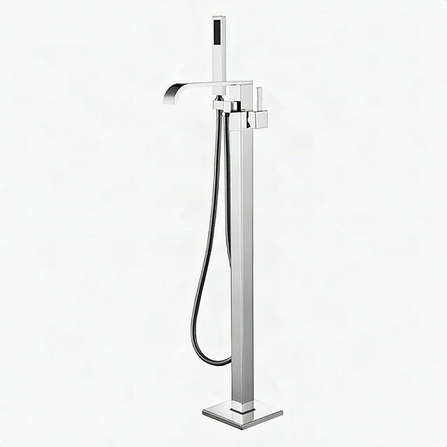 Main image of Eisen Home Sevenfalls EH-DF02015-PC Freestanding Tub Faucet Polished Chrome