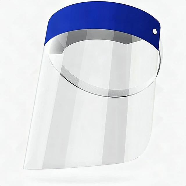 Alt view image 5 of 7 - 10-Pack Face Shield Reusable Washable Clear Protective Mask Anti-Splash Cover