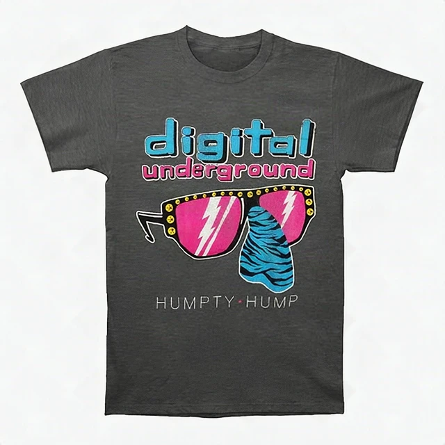 Main image of Digital Underground Humpty Hump Big Nose Grey Men's Cotton T-Shirt Short Sleeve
